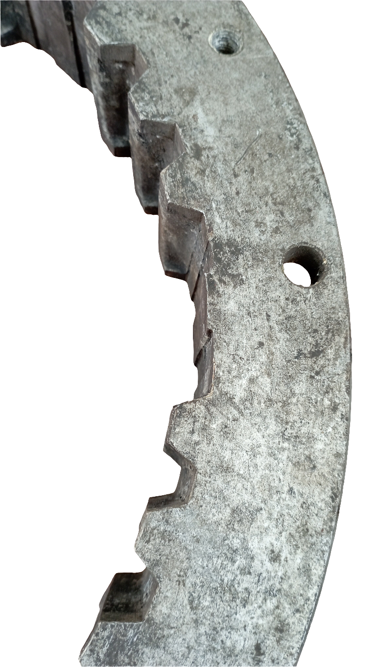 Flangia accoppiamento giunto fra invertitore e motore