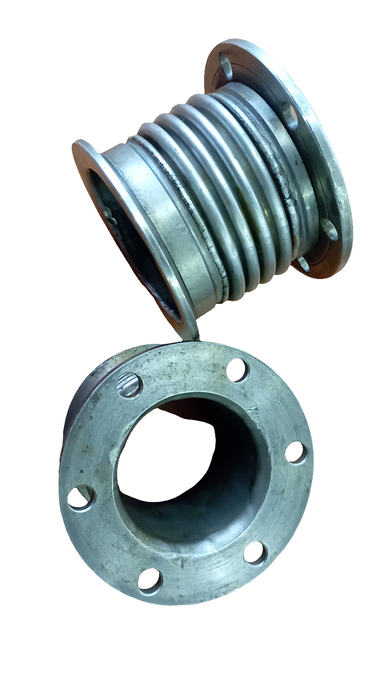 Soffietto compensatore, tronchetto di scarico in acciaio inox