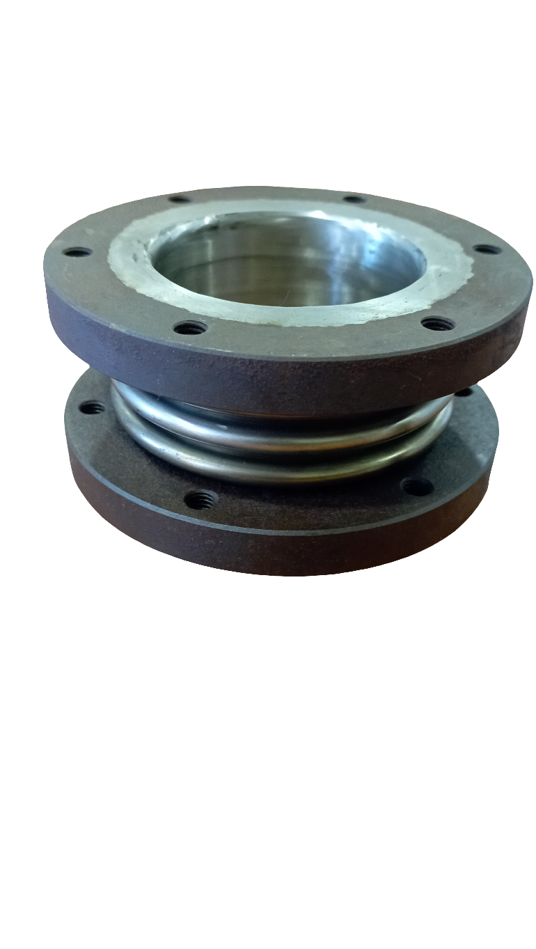 Compensatore di scarico, tronchetto di scarico a 3 spire in acciaio inox