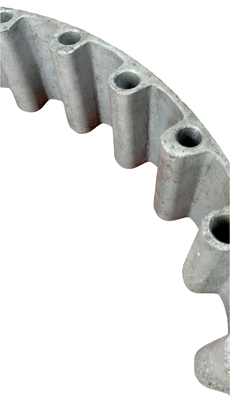 Flangia accoppiamento giunto fra invertitore e motore