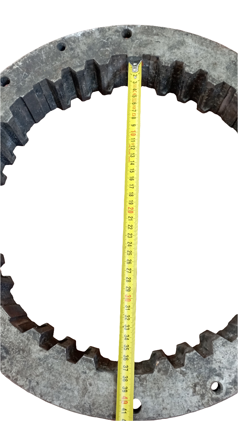 Flangia accoppiamento giunto fra invertitore e motore