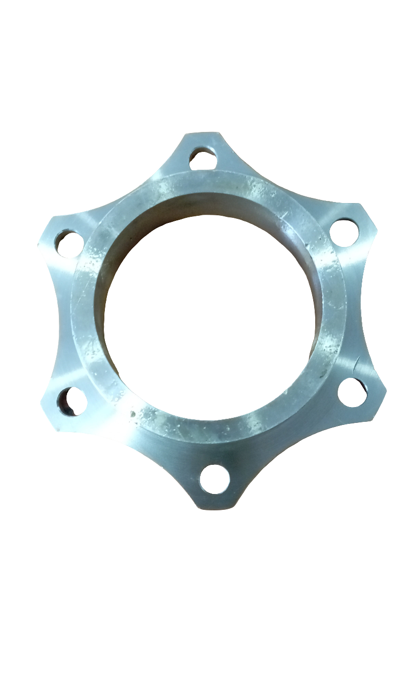 Ghiera, flangia in acciaio inox per scarico