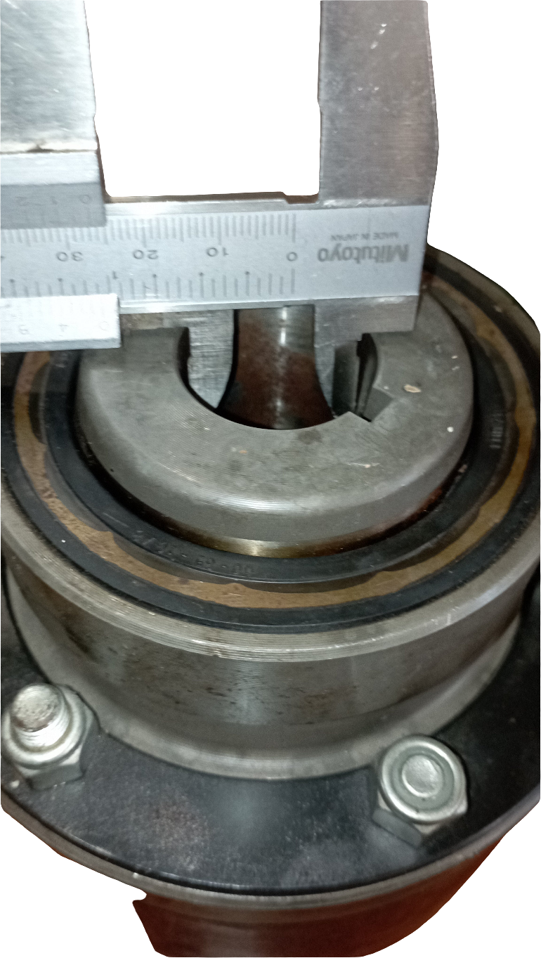 Giunto accoppiamento tra pompa gasolio e trasmissione motore per motori Isotta Fraschini tipo ID36