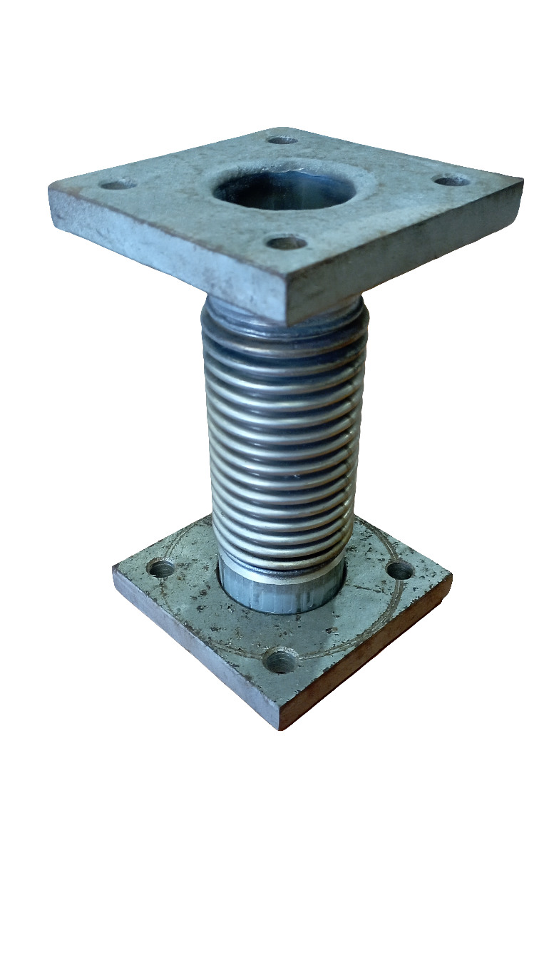 Compensatore di scarico, tronchetto di scarico a 15 spire