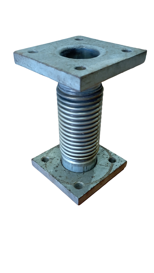 Compensatore di scarico, tronchetto di scarico a 15 spire