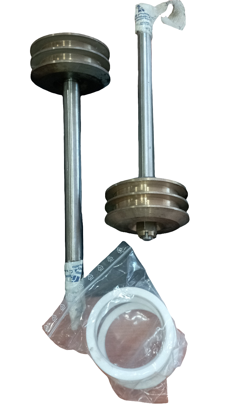 Pistone completo di fasce e corpo in bronzo, aste in acciaio inox per pompa acqua DEUTZ 545