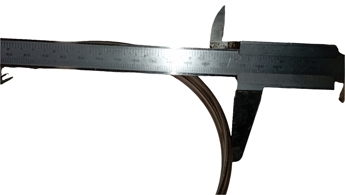 Collare in acciaio inox completo di tirante per chiusura