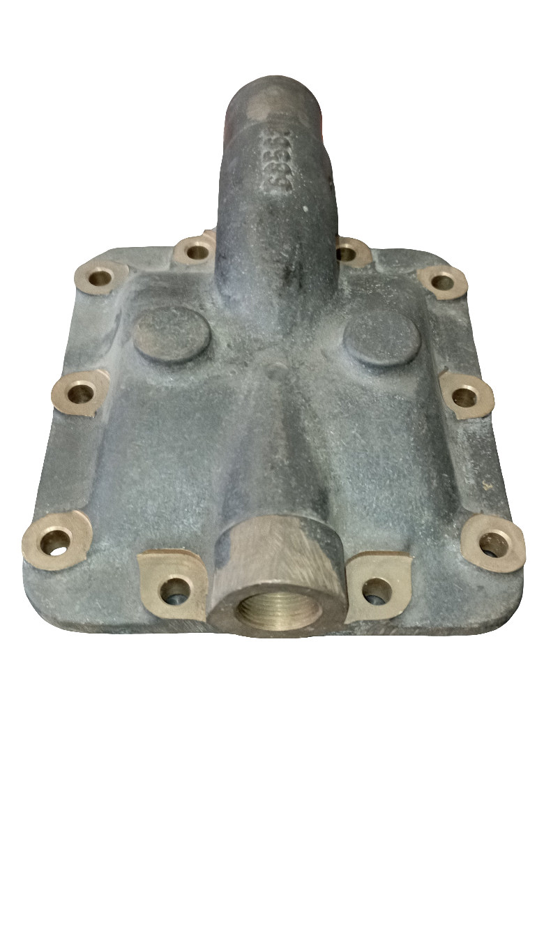 Coperchio refrigerante acqua in bronzo per motori Isotta Fraschini serie ID32