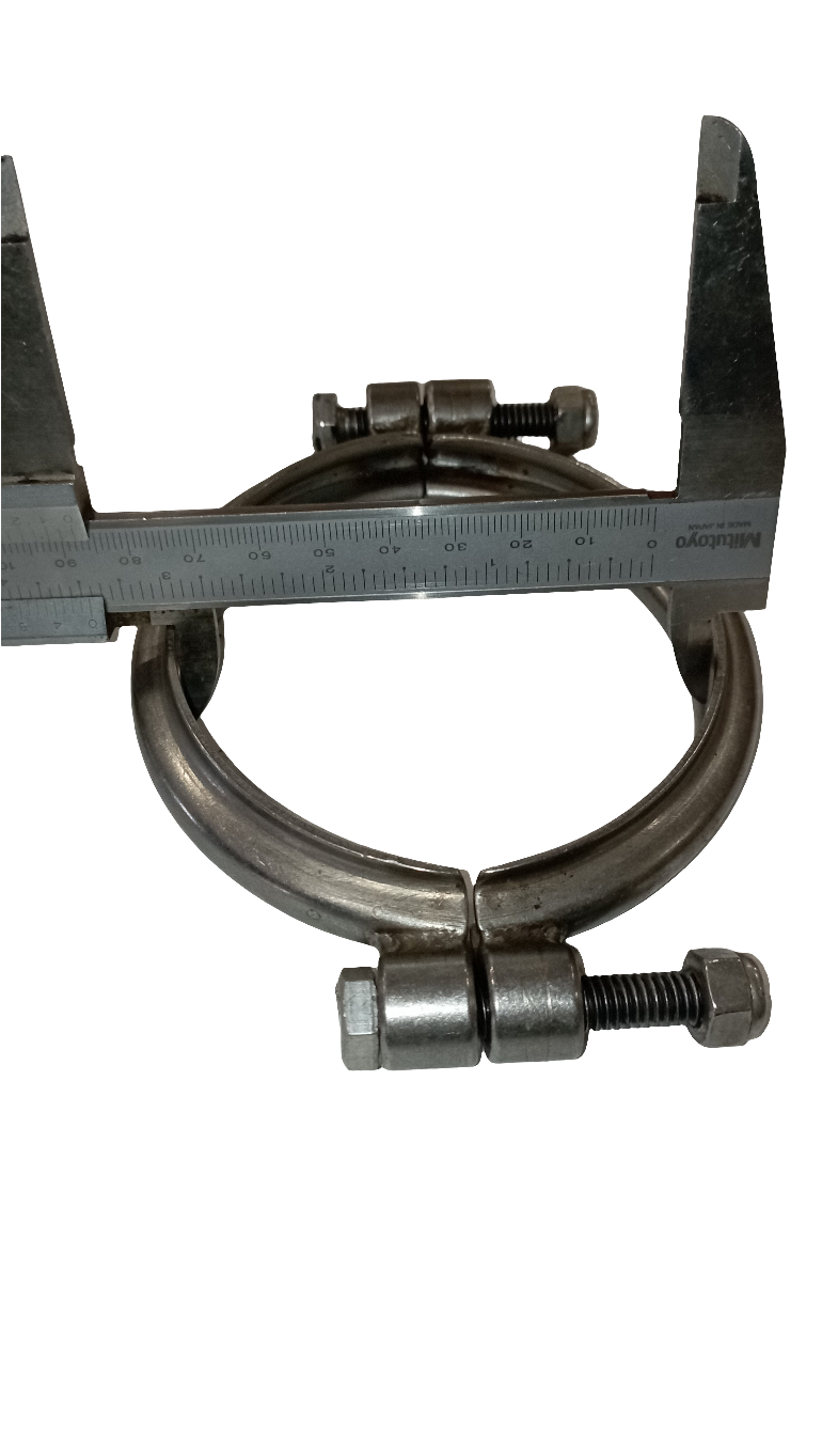 Collare in 2 metà in acciaio