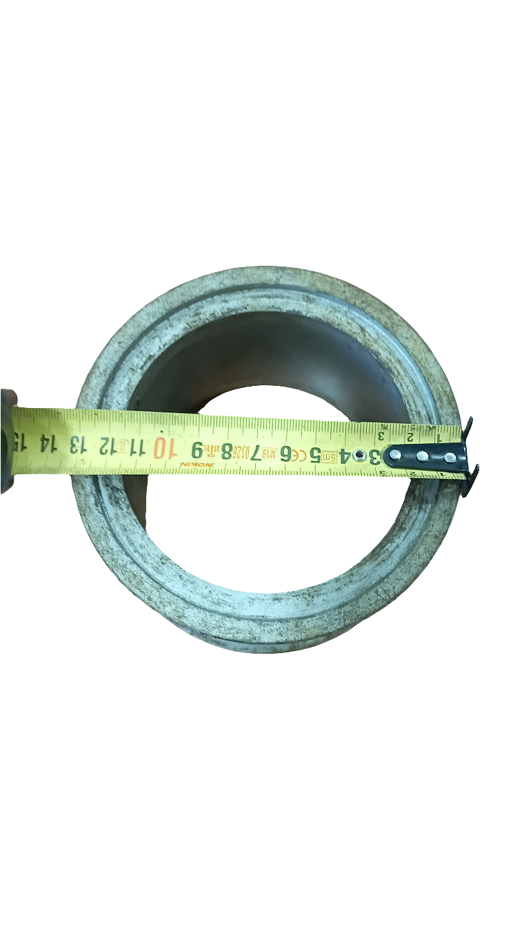 Compensatore di scarico, tronchetto di scarico in acciaio inox a 12 spire