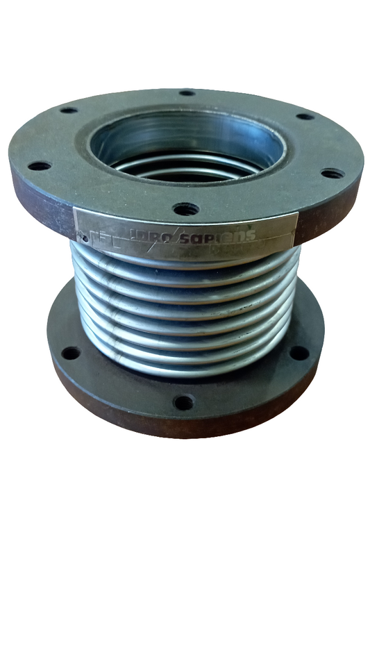 Compensatore di scarico, tronchetto di scarico a 9 spire