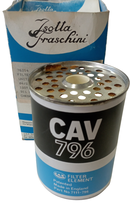 Filtro motori Isotta Fraschini codice 76314