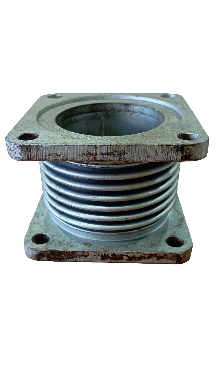 Compensatore di scarico, tronchetto di scarico in acciaio inox con 6 spire