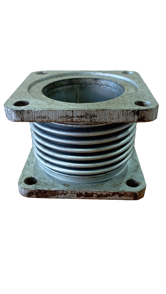 Compensatore di scarico, tronchetto di scarico in acciaio inox con 6 spire