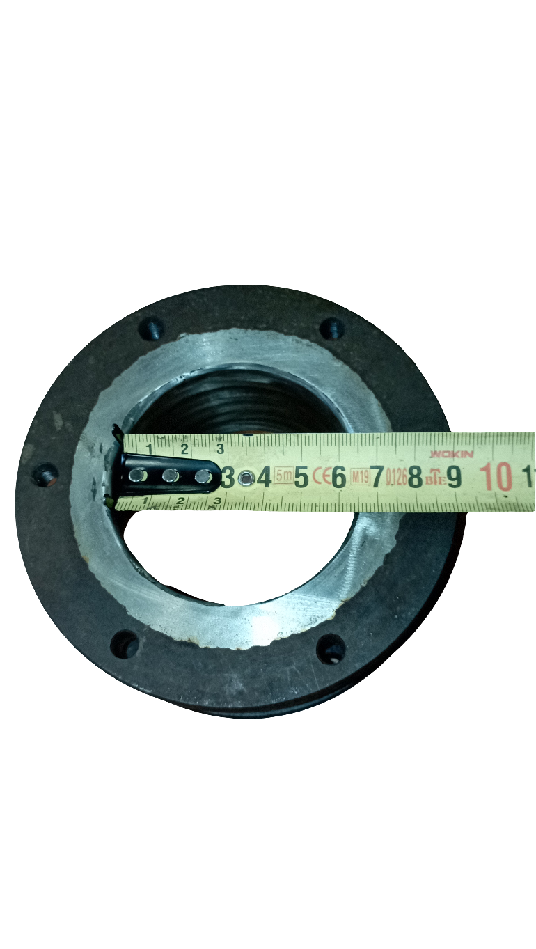 Compensatore di scarico, tronchetto di scarico a 3 spire in acciaio inox