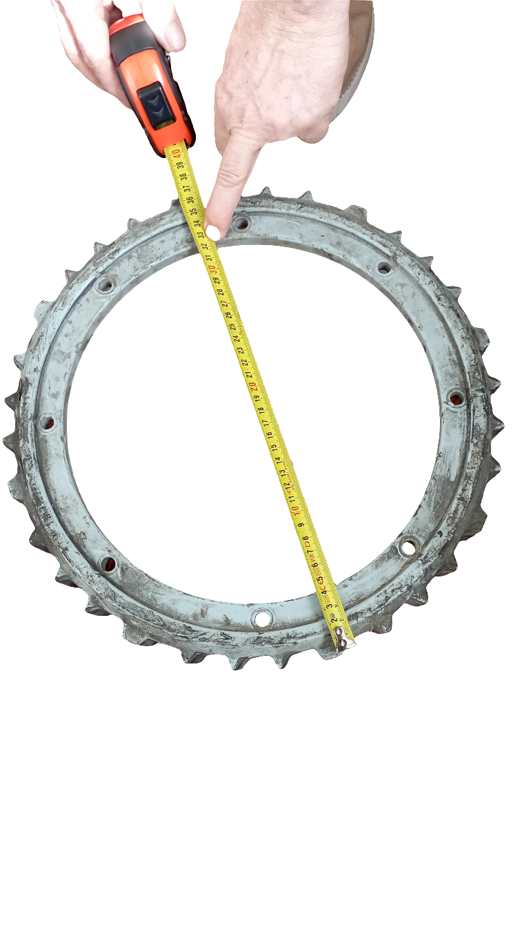 Flangia accoppiamento giunto fra invertitore e motore