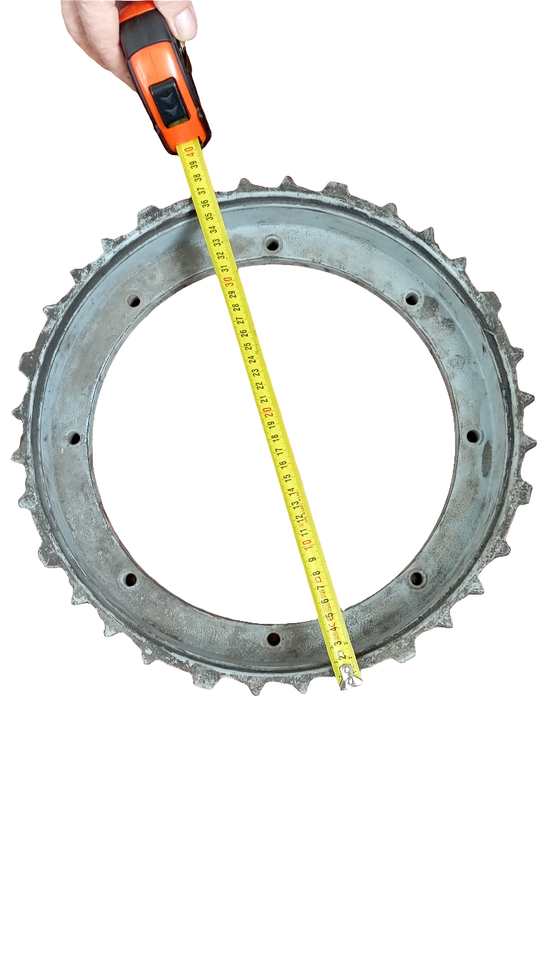 Flangia accoppiamento giunto fra invertitore e motore