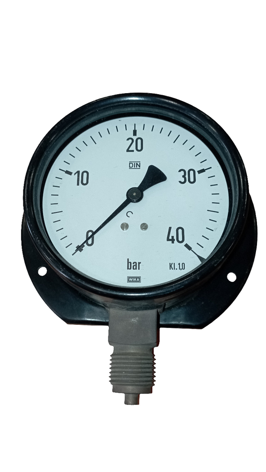 Manometro WIKA, 0bar → 40bar max comprensivo di cornice