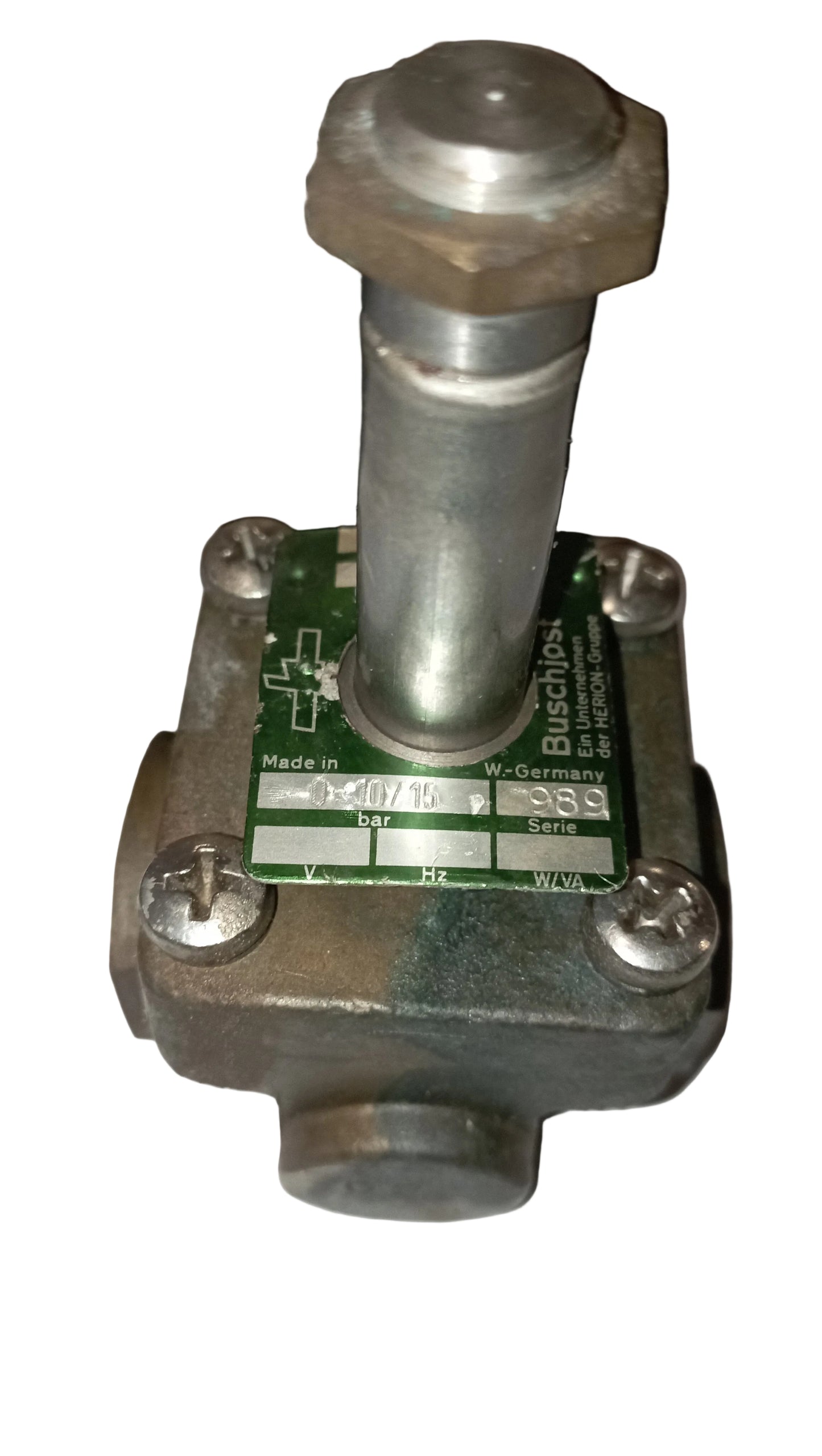 Elettrovalvola solenoide Buschjost  0927702 0-10/15 bar