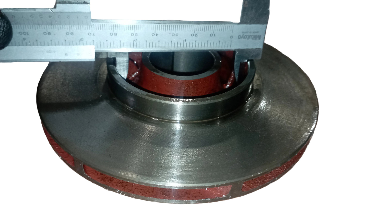 Girante in ghisa e acciaio per pompa acqua motori MWM, DEUTZ 2