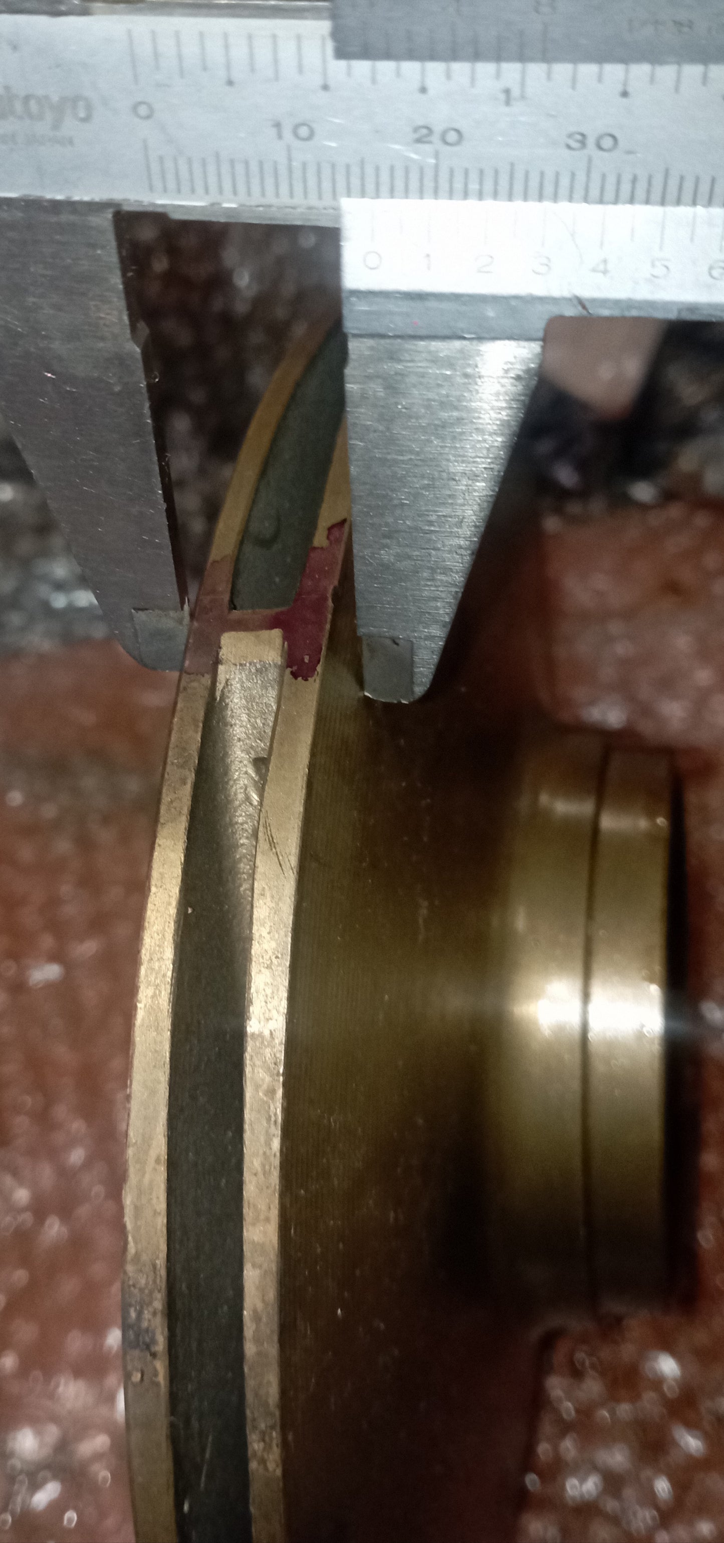 Girante in ghisa e acciaio per pompa acqua motori MWM, DEUTZ 3
