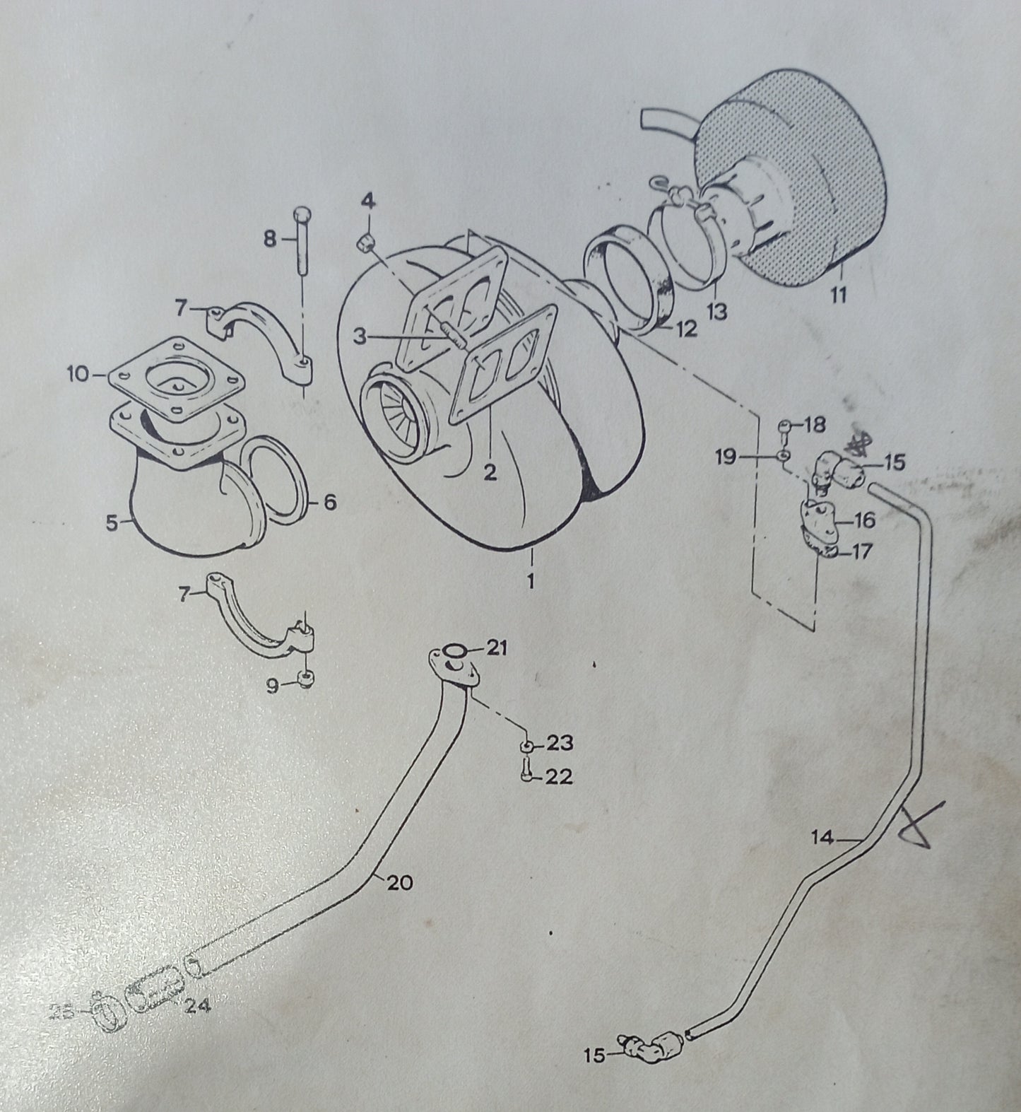 Filtro aria protezione turbina per motori Isotta Fraschini serie ID32