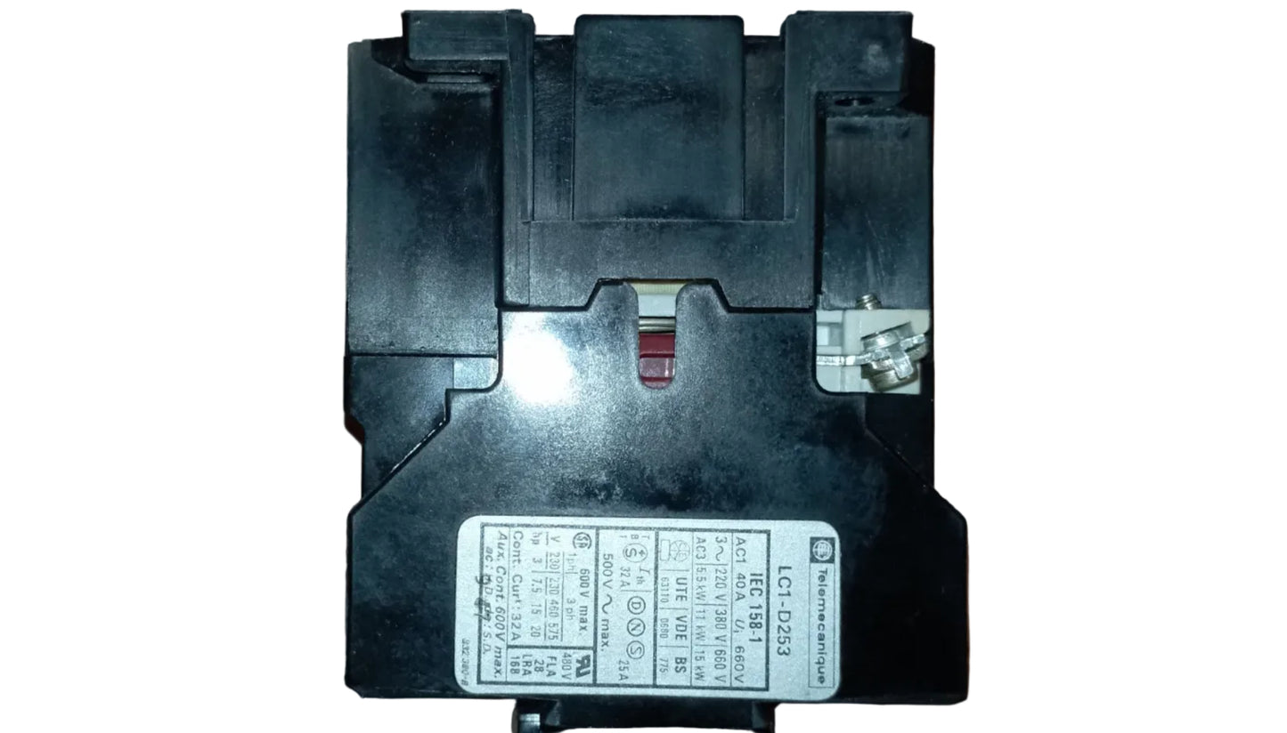 Contattore elettrico Telemecanique, modello LC1-D253