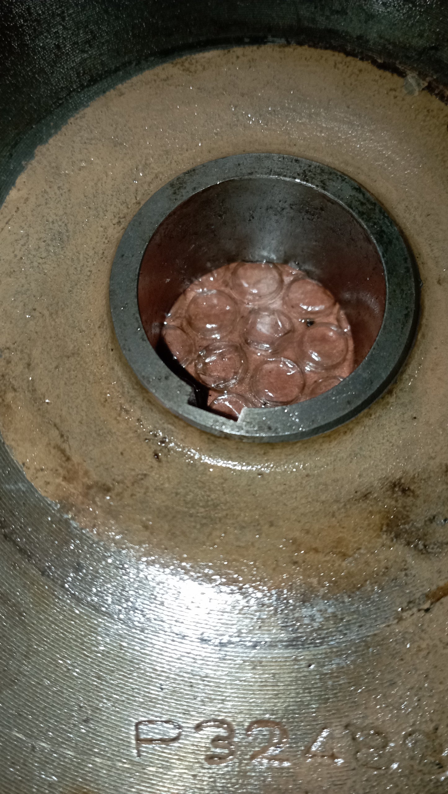 Girante in ghisa e acciaio per pompa acqua motori MWM, DEUTZ 4