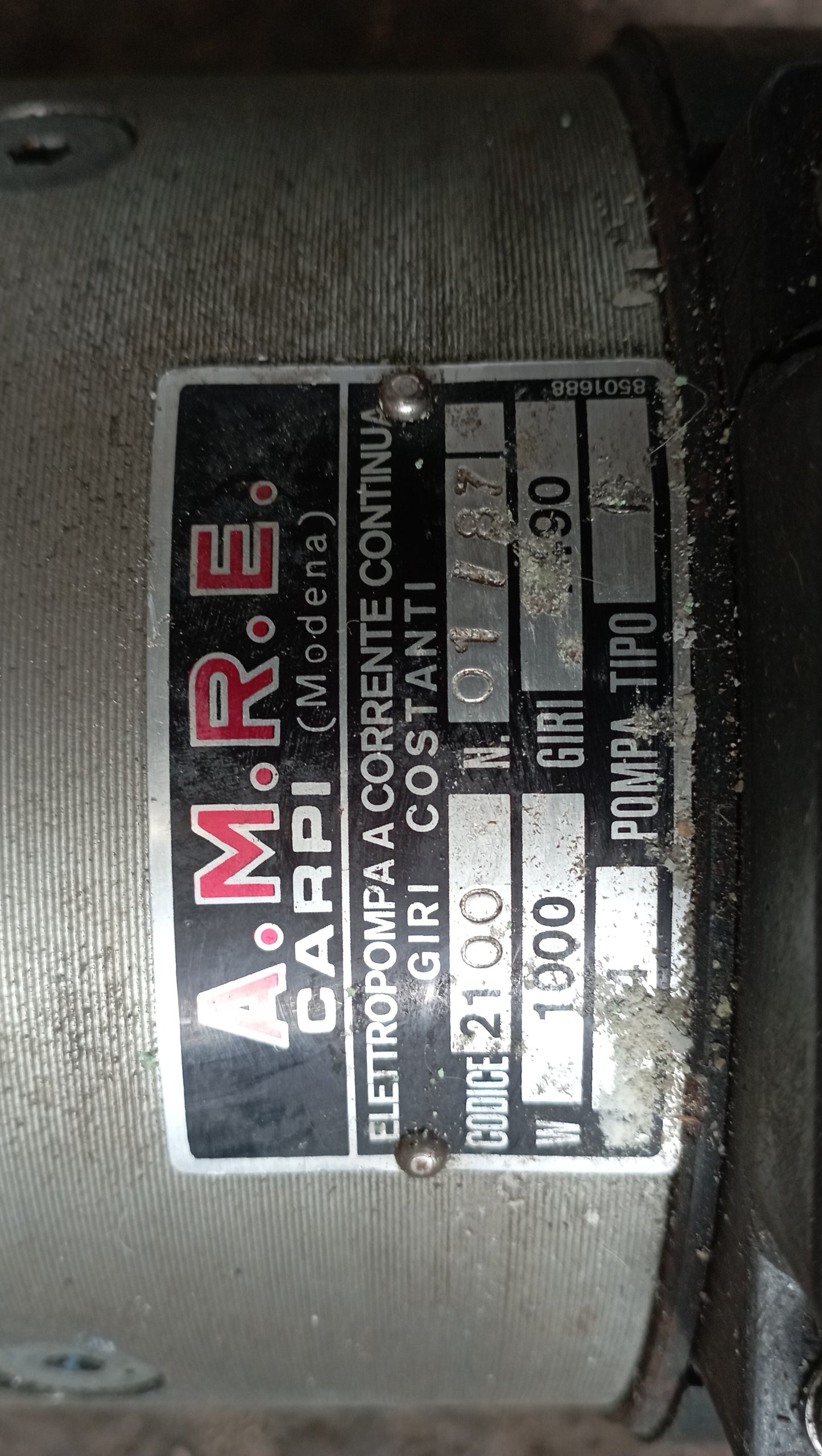 Elettropompa a corrente continua A.M.R.E.