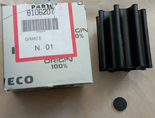 Girante per Pompa acqua motori marini Iveco FPT 8106207 Nuovo, mai usato nel suo imballo