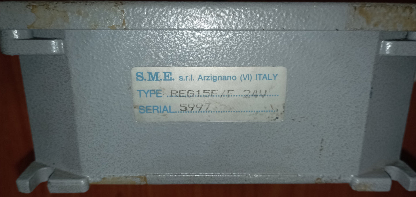 Attuatore motore elettrico SME TYPE REG15F/F 24V completo di cablaggio