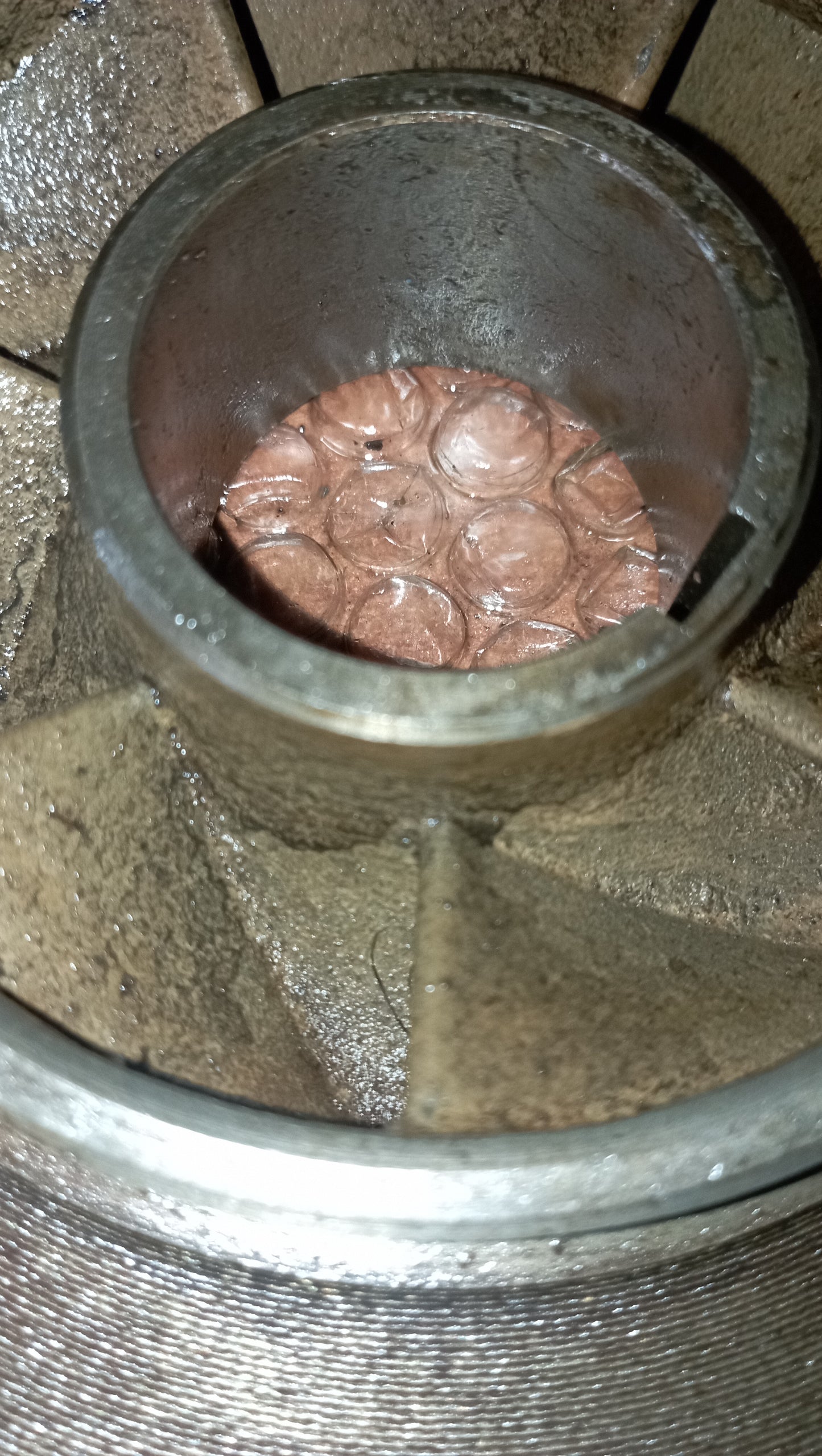 Girante in ghisa e acciaio per pompa acqua motori MWM, DEUTZ 4