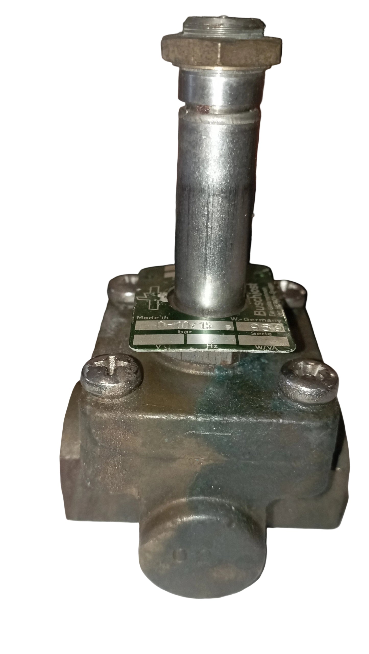 Elettrovalvola solenoide Buschjost  0927702 0-10/15 bar