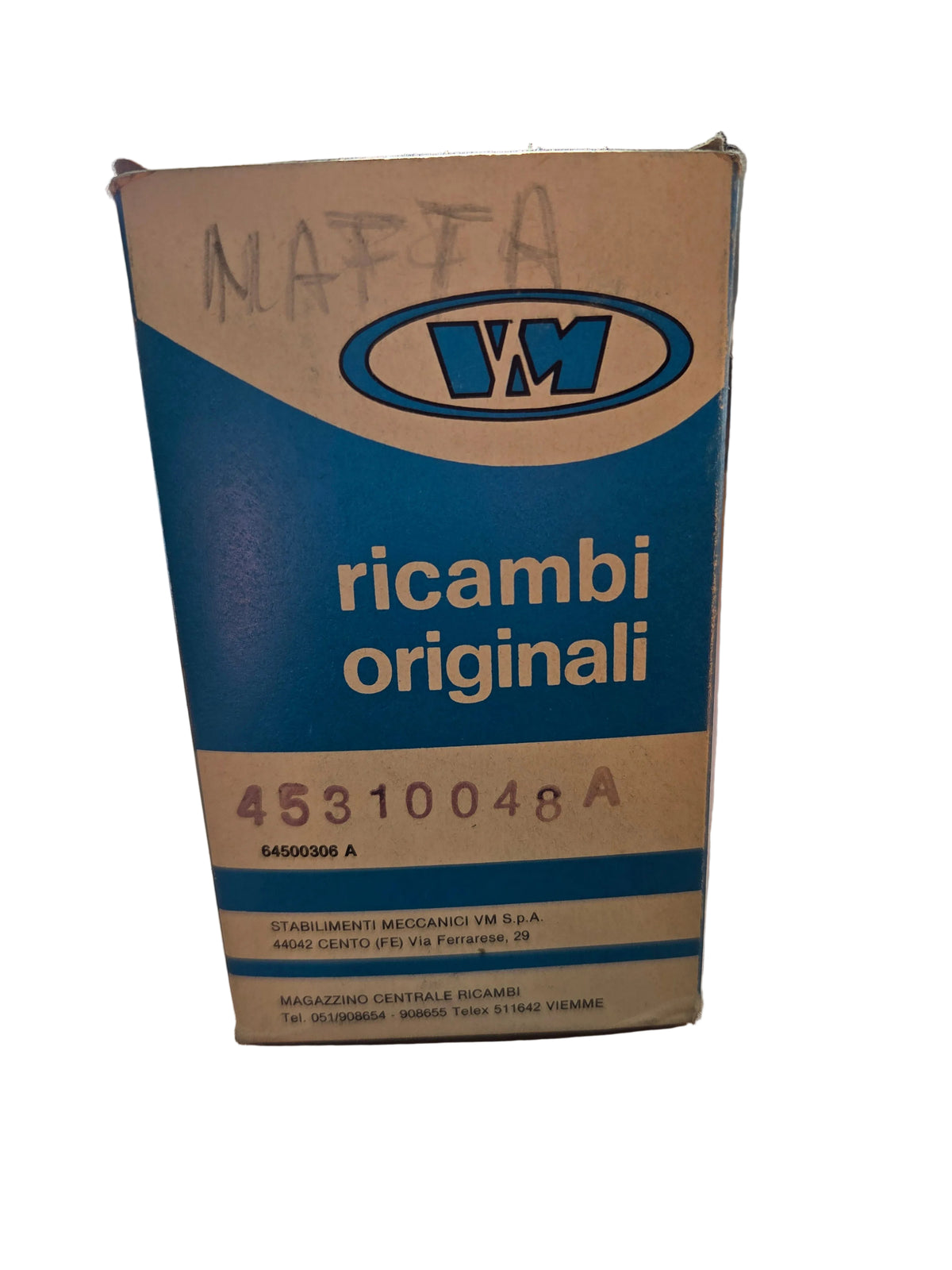 Cartuccia nafta motori VM