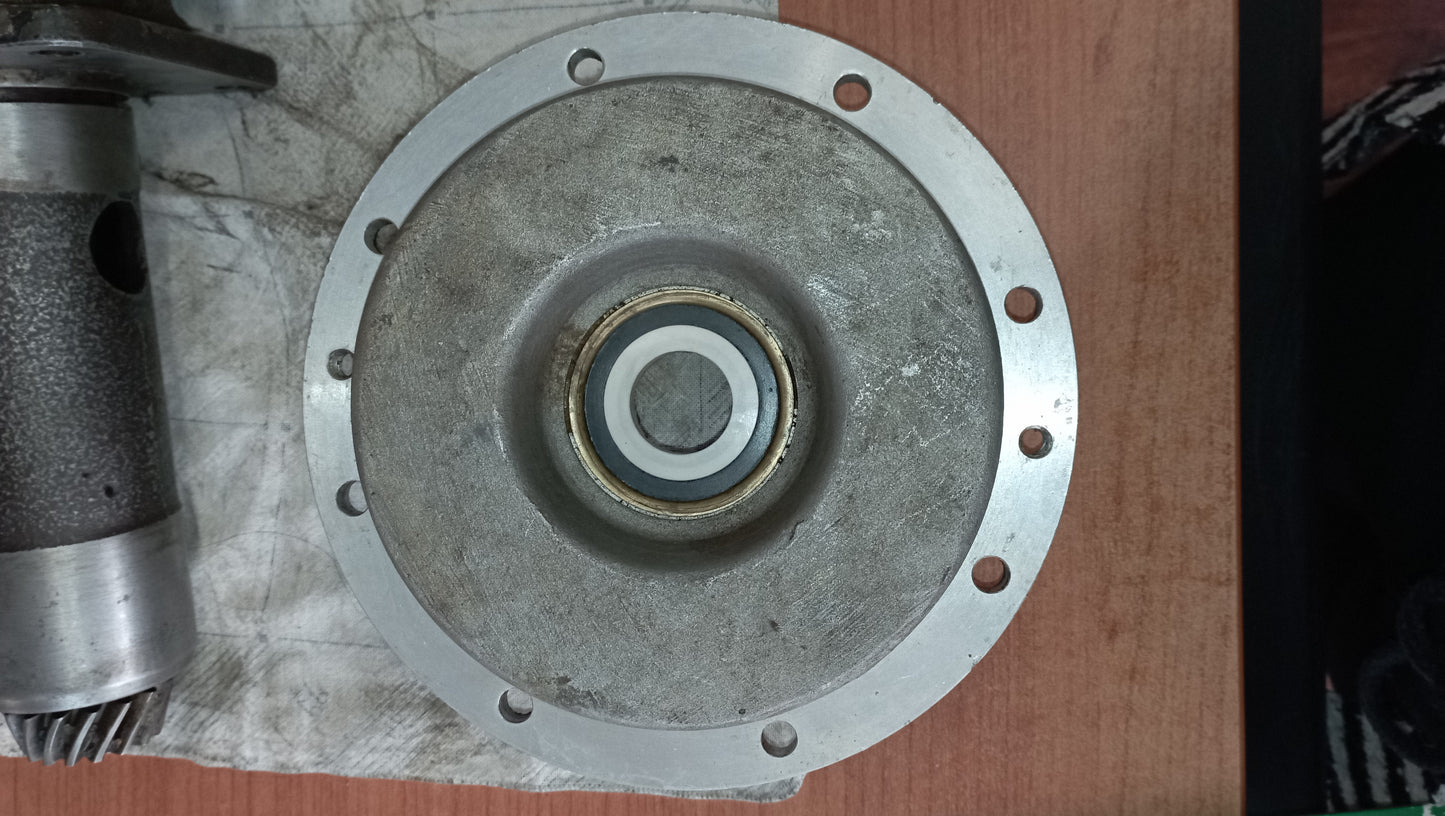 Flangia attacco corpo pompa acqua motore Isotta Fraschini serie ID36