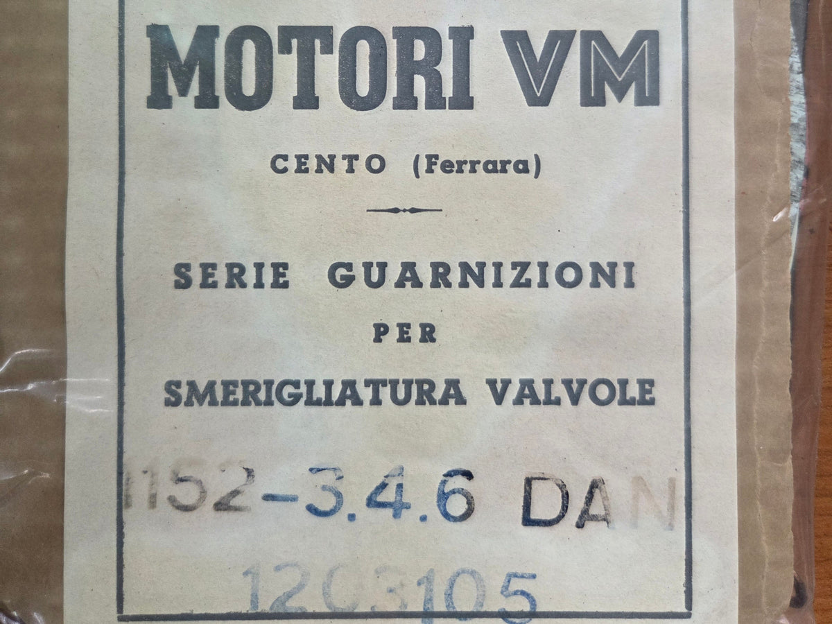 Serie guarnizioni testata motori VM serie DAN 1152 DANT1150