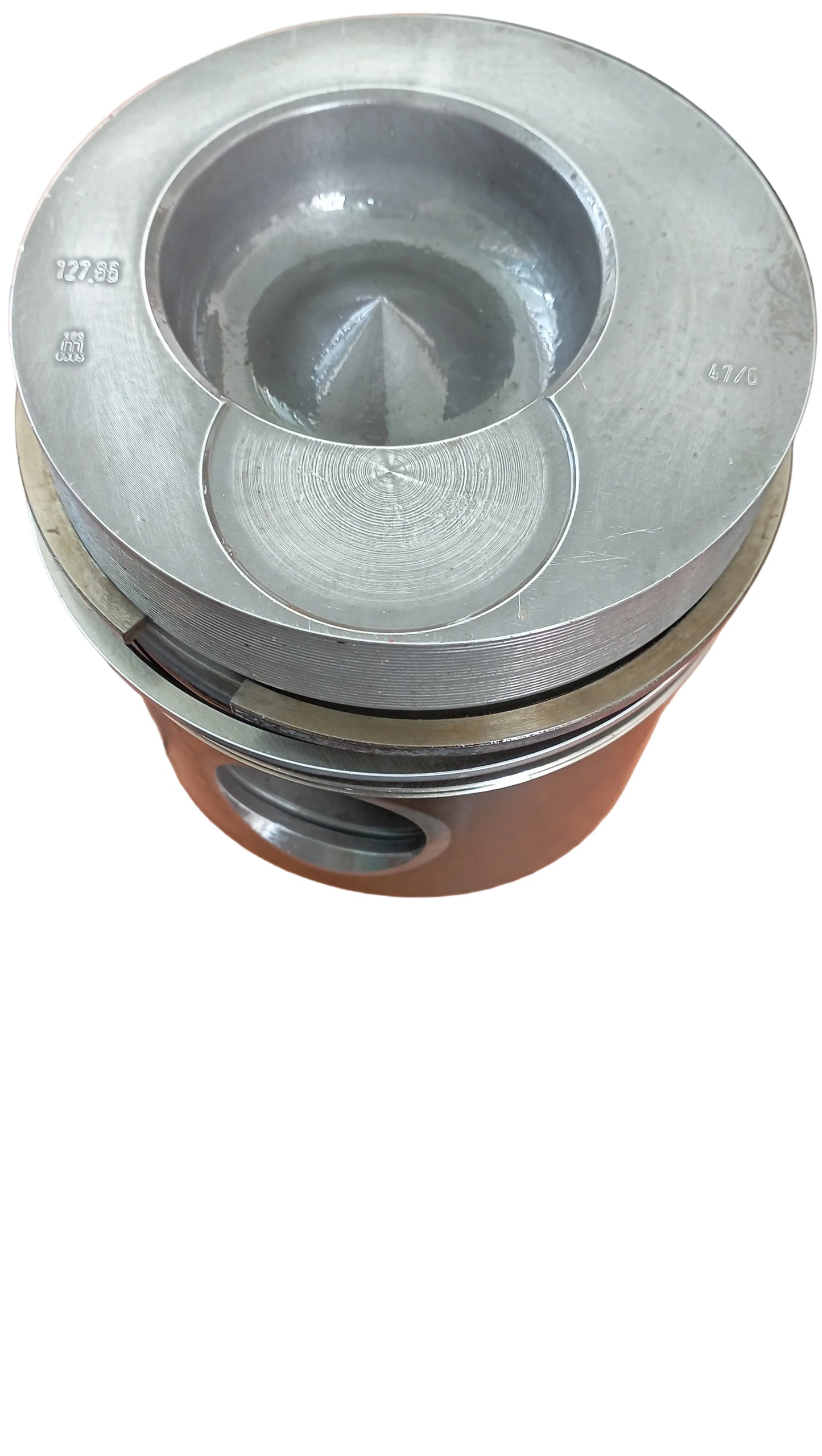 Pistone a 3 fascie motori Isotta Fraschini serie ID32 con 1 scarico valvola