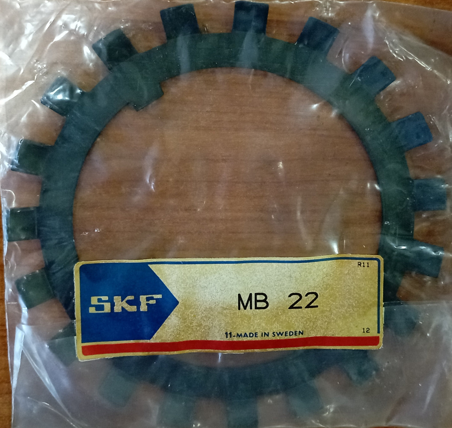 Ghiera di bloccaggio del cuscinetto SKF MB 22 - Lamierino di Sicurezza MB 22 SKF 110x154x1,75