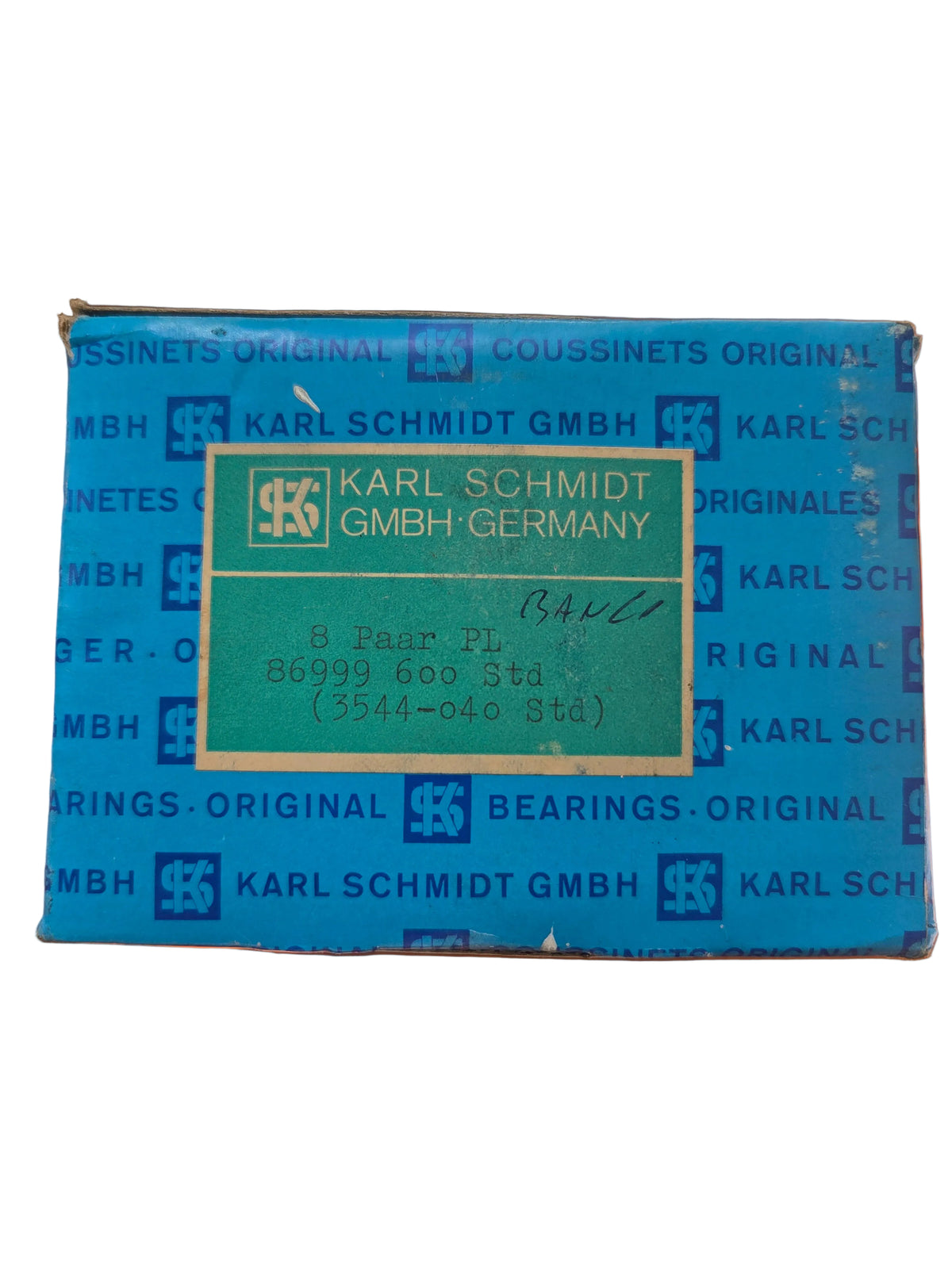 Bronzine di banco Karl Schmidt GmbH  8 paia