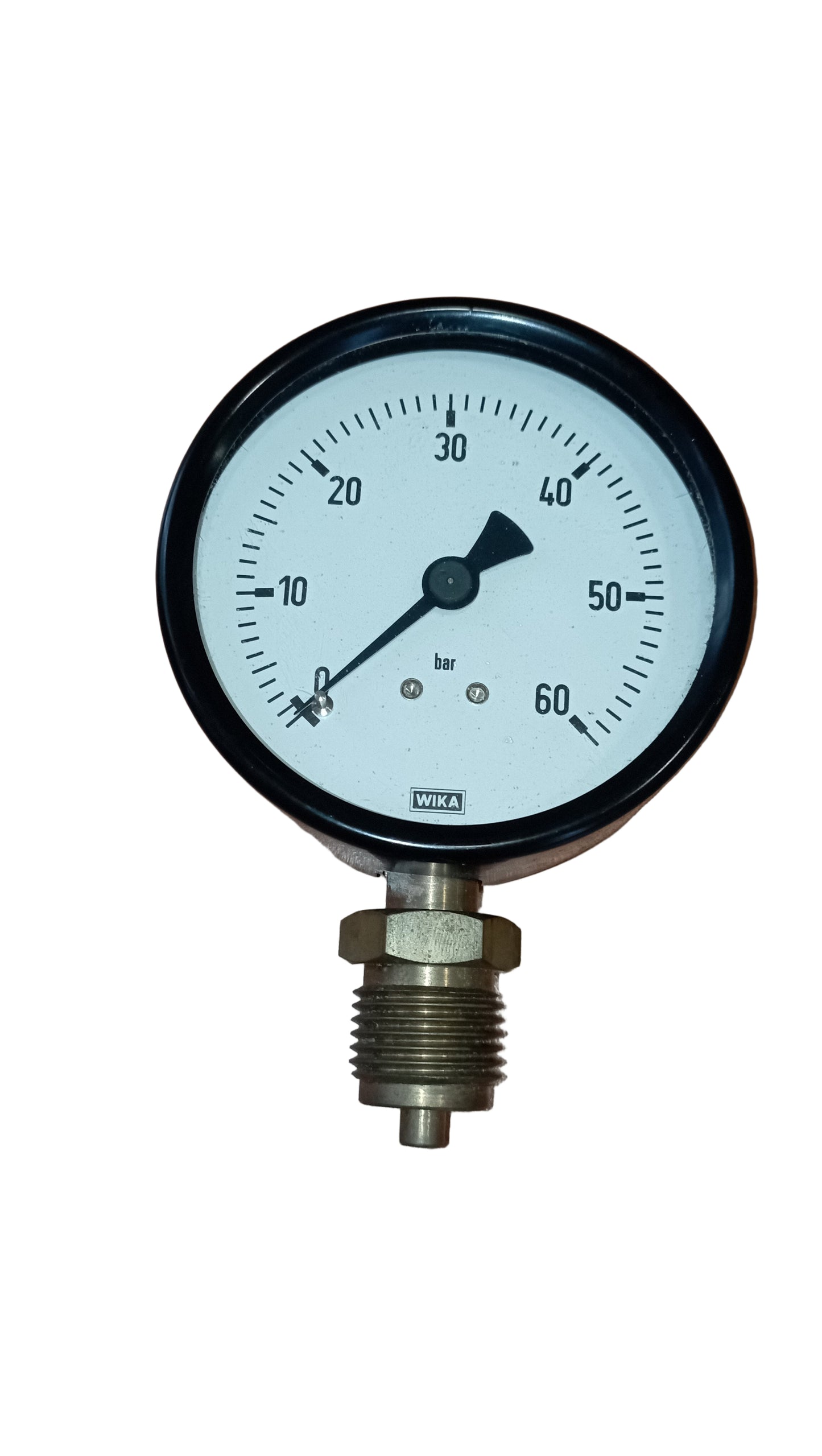 Manometro a molla WIKA, lega di rame