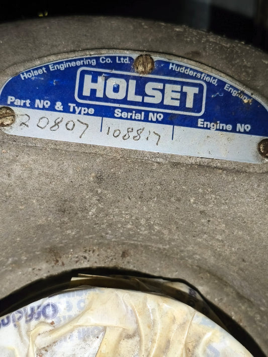 Turbo Holset code 20807